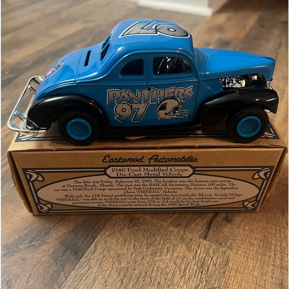 Eastwood Automobilia 1940 Ford Modified Coupe Carolina Panthers